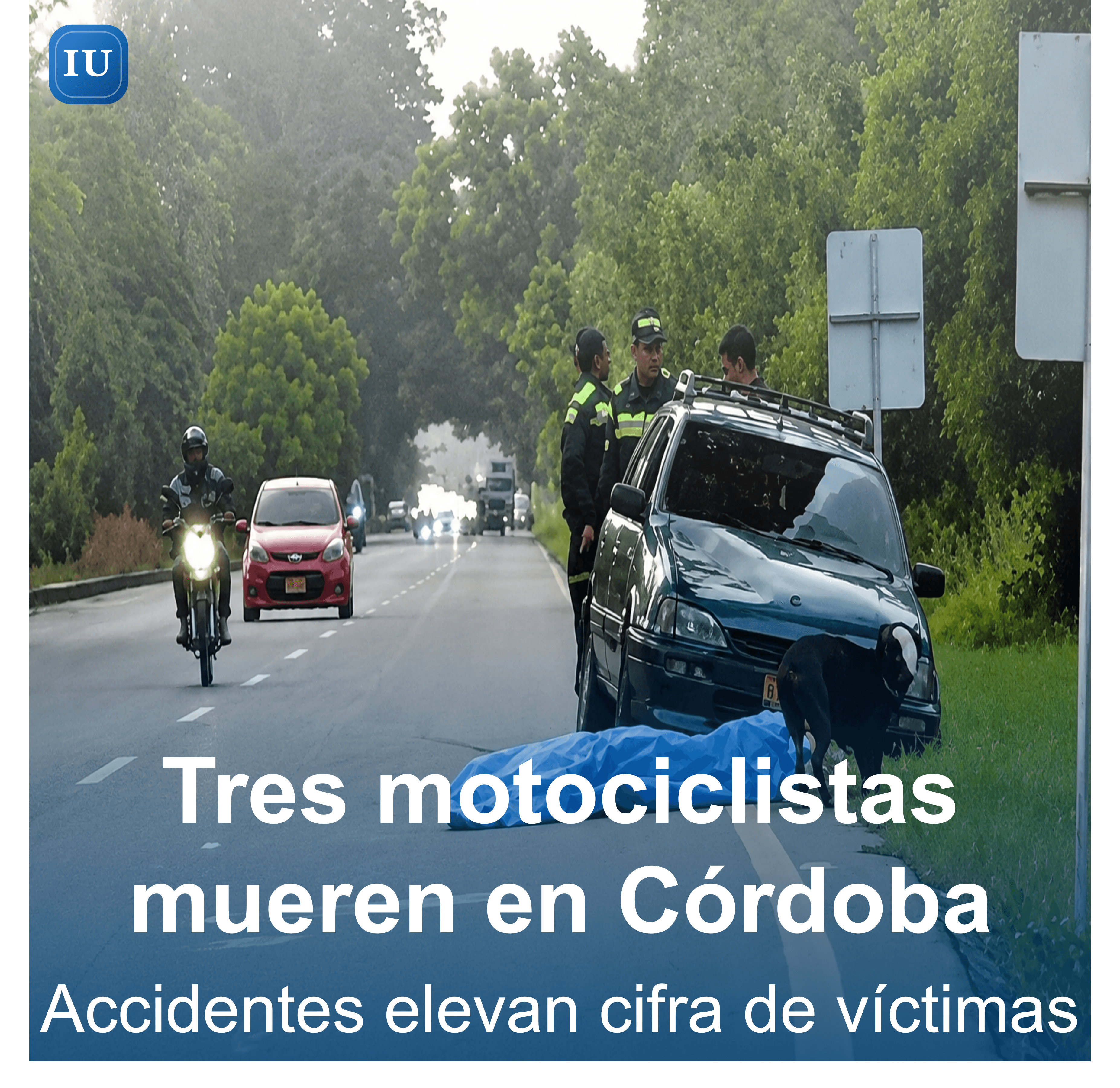 Tres motociclistas murieron en accidentes registrados en vías de Córdoba en el fin de semana