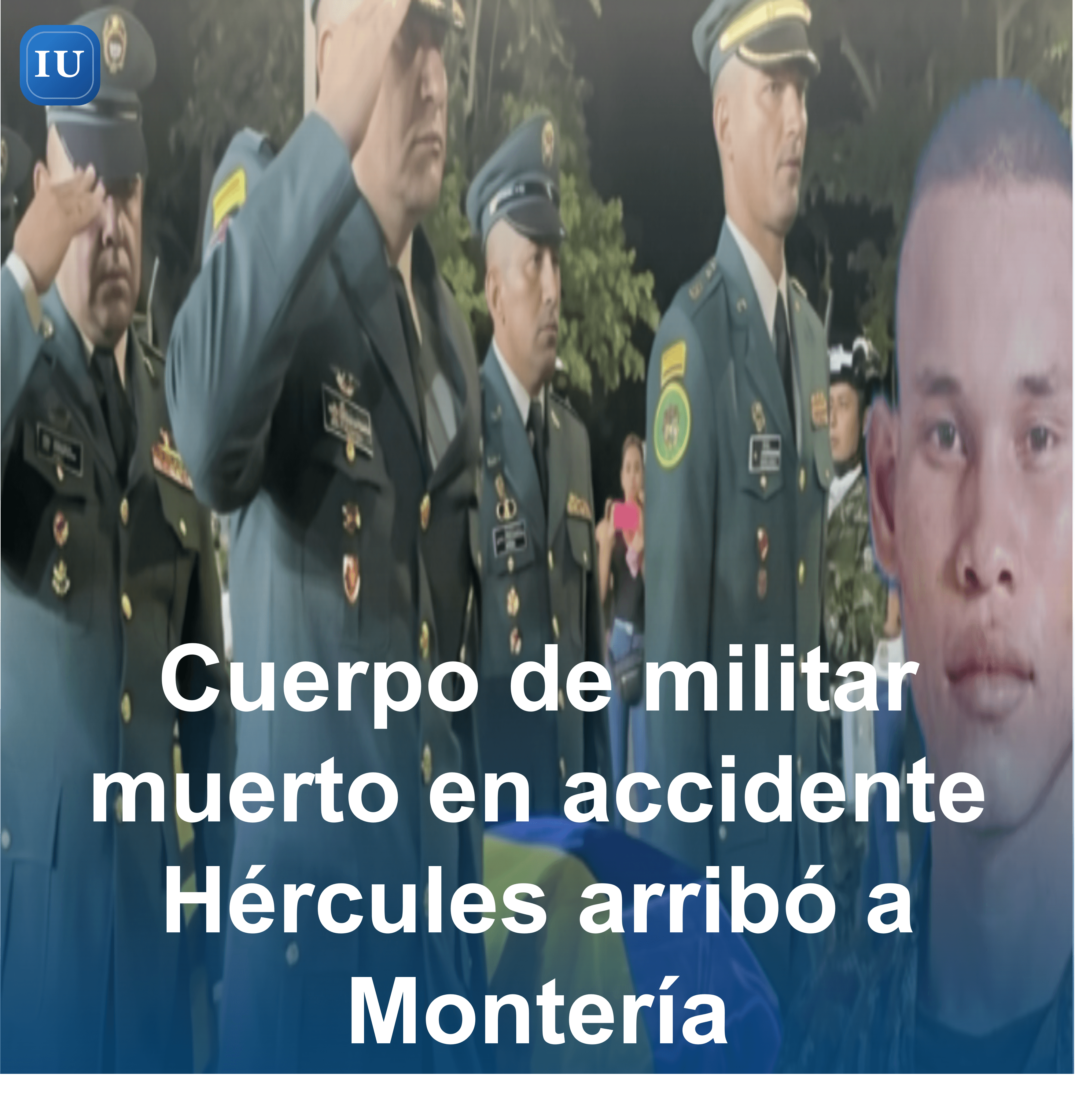 Llega soldado fallecido