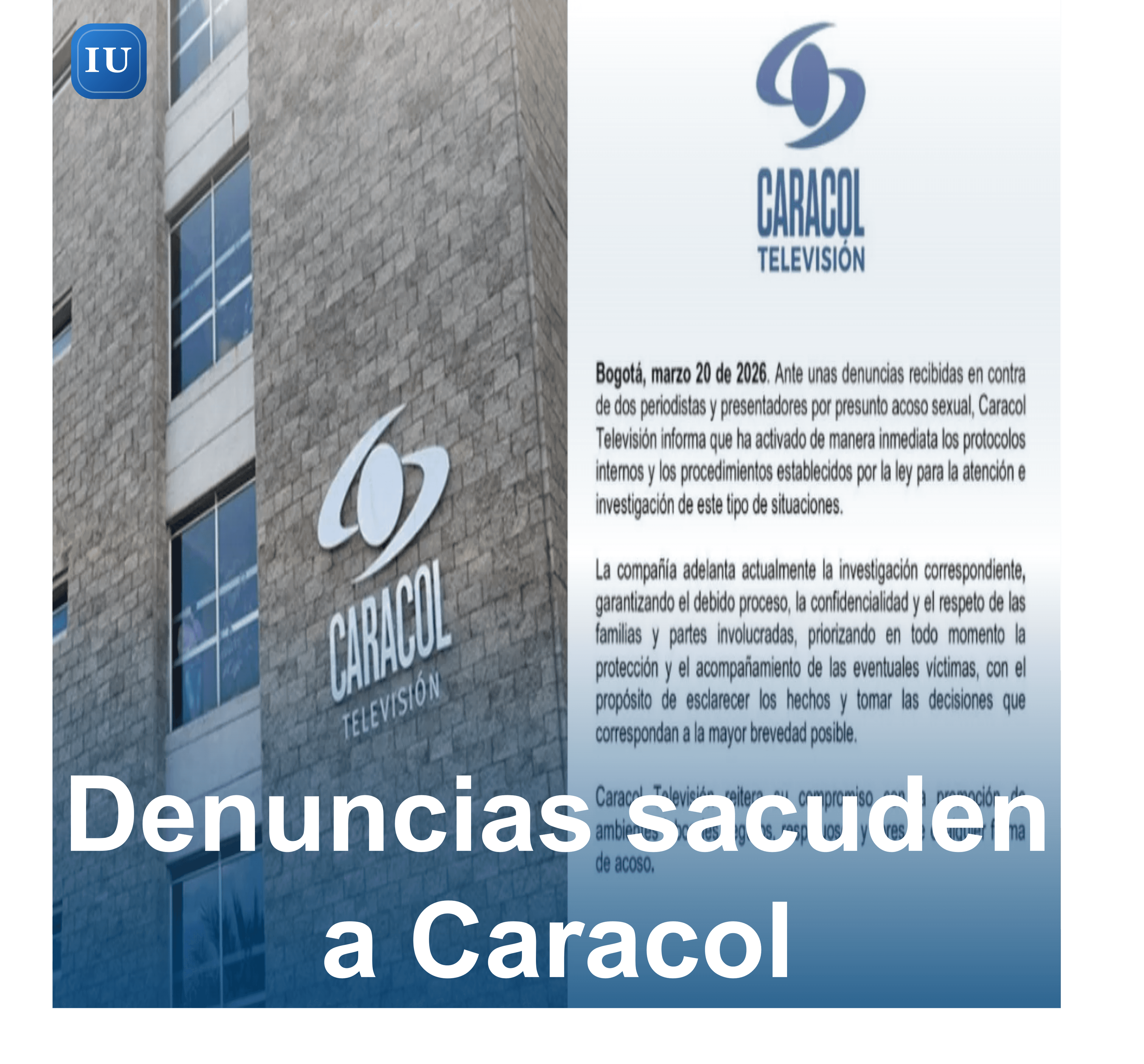 Denuncias sacuden a Caracol
