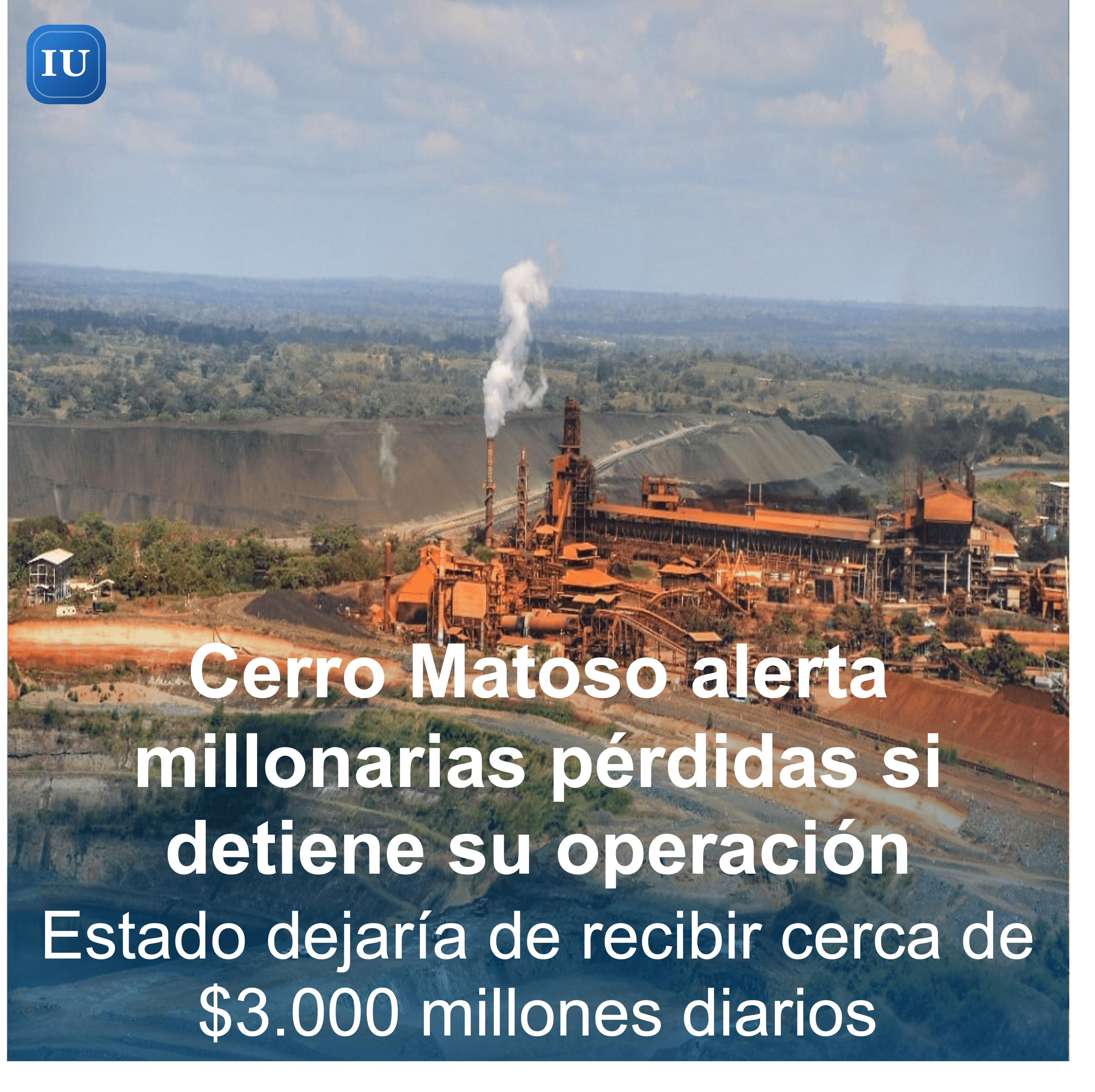 Cerro Matoso advierte que el país perdería cerca de $3.000 millones diarios si suspende su operación