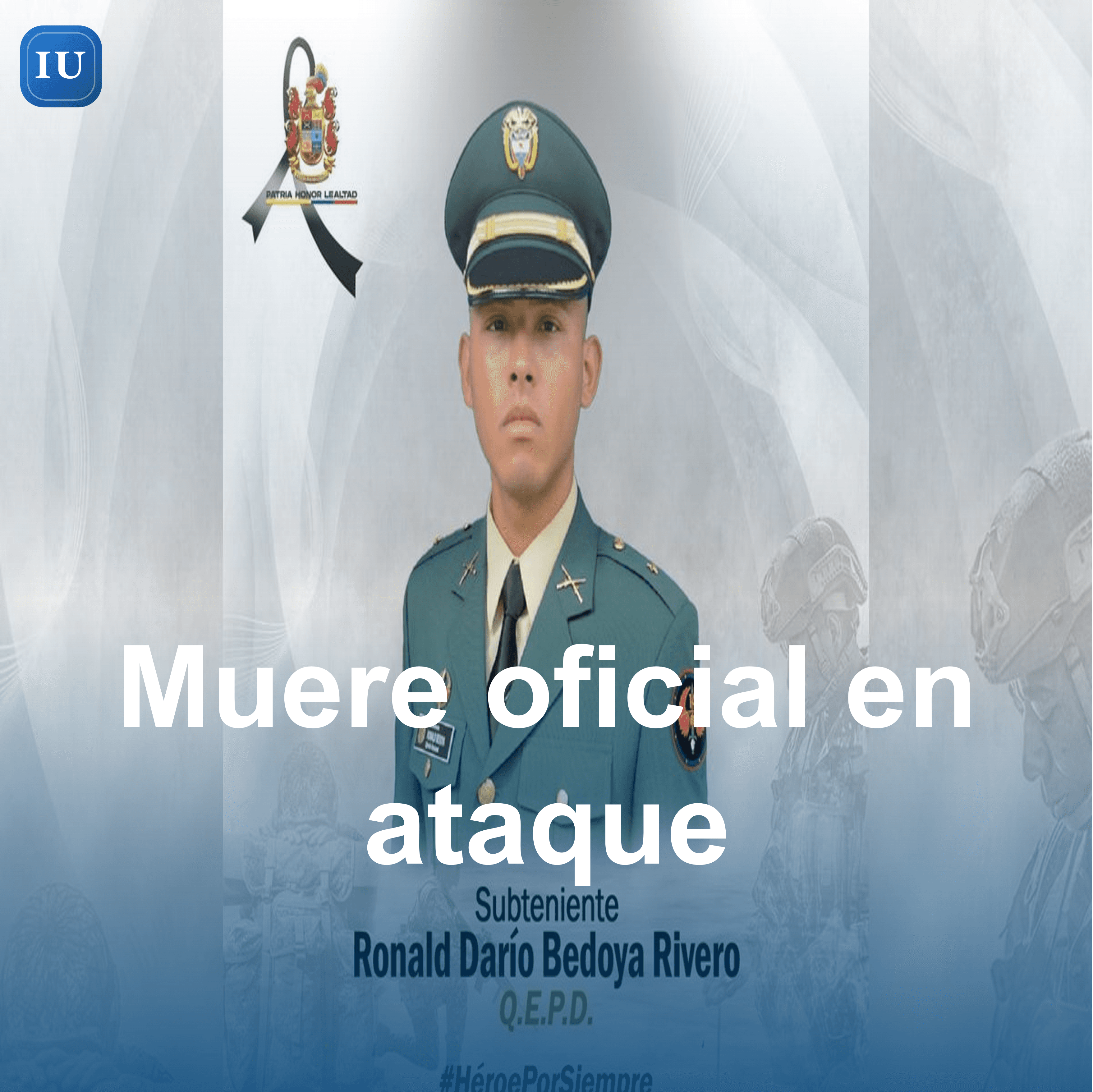Muere oficial en ataque
