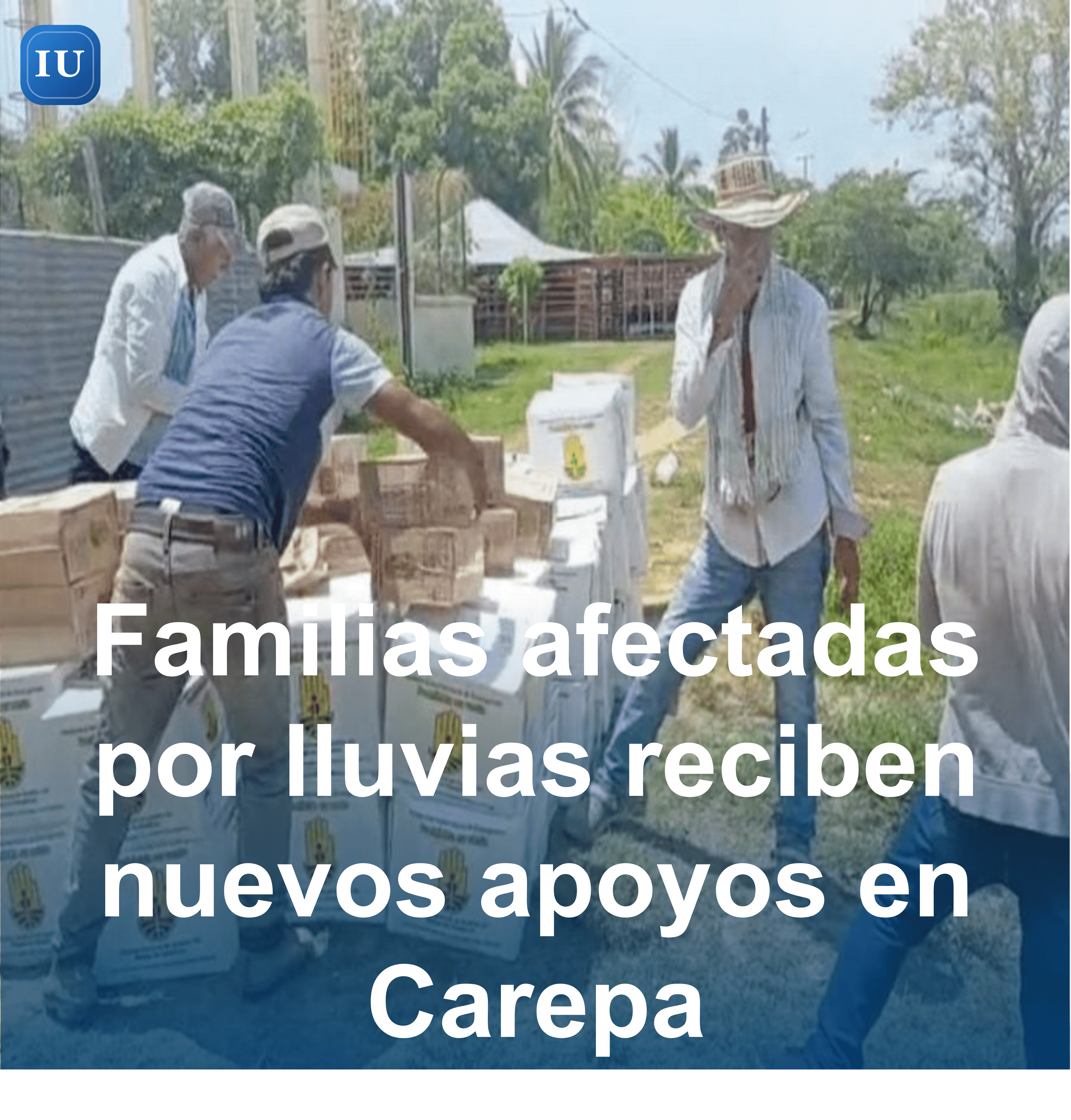 Familias afectadas por lluvias reciben nuevos apoyos en Carepa